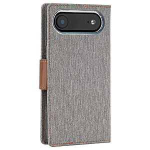 υποδοχές καρτών και μαγνητικό κούμπωμα για iPhone 17 Air - γκρι/ καφέ