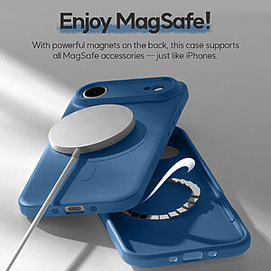 Θήκη Mercury Goospery® Semi Silicon MagSafe για iPhone 17 - μπλε