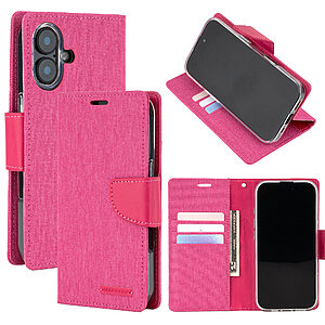 υποδοχές καρτών και μαγνητικό κούμπωμα για iPhone 17 - ροζ