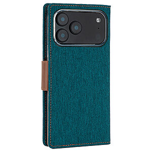 υποδοχές καρτών και μαγνητικό κούμπωμα για iPhone 17 Pro Max - πράσινο/ καφέ