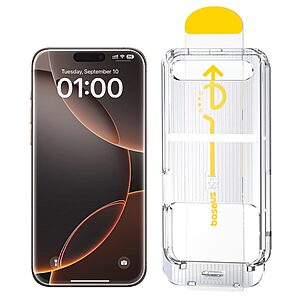 Tempered Glass iPhone 17 Pro - BASEUS - Διάφανο