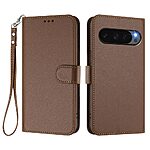 Θήκη Google Pixel 10 Pro 5G / 10 5G / 9 5G / 9 Pro 5G - OEM - Flip Πορτοφόλι από Συνθετικό Δέρμα (PU) με TPU - Καφέ - Wallet/Stand/Λουράκι