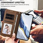 Θήκη Google Pixel 10 Pro 5G / 10 5G / 9 5G / 9 Pro 5G - OEM - Flip Πορτοφόλι από Συνθετικό Δέρμα (PU) με TPU - Καφέ - Wallet/Stand/Λουράκι - Εικόνα 2