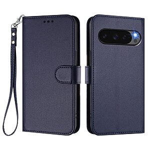 Θήκη Google Pixel 10 Pro 5G / 10 5G / 9 5G / 9 Pro 5G - OEM - Flip Πορτοφόλι από Συνθετικό Δέρμα (PU) με TPU - Μπλε - Wallet/Stand/Λουράκι