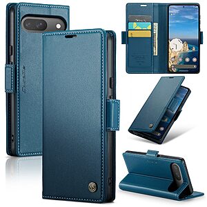 Θήκη Google Pixel 10 Pro 5G / 10 5G / 9 Pro 5G / 9 5G - CASEME 023 - Flip Πορτοφόλι από Συνθετικό Δέρμα (PU) - Μπλε - RFID/Wallet