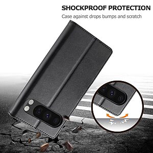 Θήκη Google Pixel 10 Pro 5G / 10 5G / 9 Pro 5G / 9 5G - LC.IMEEKE - Flip Πορτοφόλι από Συνθετικό Δέρμα (PU) - Μαύρο - Wallet/Stand - Εικόνα 2