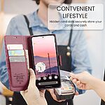 Θήκη Google Pixel 10 Pro 5G / 10 5G / 9 Pro 5G / 9 5G - CASEME 023 - Flip Πορτοφόλι από Συνθετικό Δέρμα (PU) - Κόκκινο - RFID/Wallet - Εικόνα 2