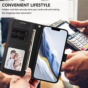 Θήκη Google Pixel 10 Pro 5G / 10 5G / 9 5G / 9 Pro 5G - OEM - Flip Πορτοφόλι από Συνθετικό Δέρμα (PU) - Μαύρο - Wallet/Stand/Λουράκι - Εικόνα 2