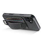 Θήκη iPhone 17 - SUTENI H13 - Πλάτη από Συνθετικό Δέρμα (PU) με TPU - Μαύρο - Wallet/Stand - Εικόνα 2