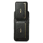 Θήκη iPhone 17 - SUTENI H02 - Πλάτη από Συνθετικό Δέρμα (PU) με TPU - Μαύρο - Wallet/Stand - Εικόνα 2