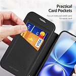 Θήκη iPhone 17 - DUX DUCIS Skin X Pro Series - Flip Θήκη από Συνθετικό Δέρμα (PU) - Μαύρο - MagSafe/RFID - Εικόνα 10