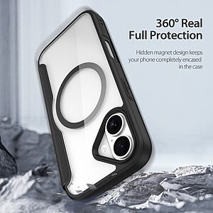 Θήκη iPhone 17 - DUX DUCIS Skin X Pro Series - Flip Θήκη από Συνθετικό Δέρμα (PU) - Μαύρο - MagSafe/RFID - Εικόνα 2