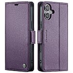 Θήκη iPhone 17 - CASEME 023 - Flip Πορτοφόλι από Συνθετικό Δέρμα (PU) με TPU - Μωβ - RFID/Wallet/Stand