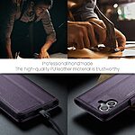 Θήκη iPhone 17 - CASEME 023 - Flip Πορτοφόλι από Συνθετικό Δέρμα (PU) με TPU - Μωβ - RFID/Wallet/Stand - Εικόνα 3