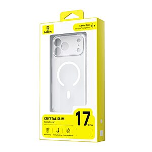 Θήκη iPhone 17 - BASEUS Crystal Series - Σκληρή Θήκη PC - Διάφανο - MagSafe - Εικόνα 2
