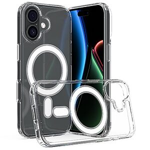 Θήκη iPhone 17 - OEM - Σκληρή Θήκη PC+TPU - Διάφανο - MagSafe - Εικόνα 2