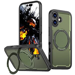 Θήκη iPhone 17 - OEM - Σκληρή Θήκη PC+TPU - ελαιώδες πράσινο - MagSafe/Stand