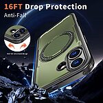 Θήκη iPhone 17 - OEM - Σκληρή Θήκη PC+TPU - ελαιώδες πράσινο - MagSafe/Stand - Εικόνα 3