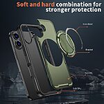 Θήκη iPhone 17 - OEM - Σκληρή Θήκη PC+TPU - ελαιώδες πράσινο - MagSafe/Stand - Εικόνα 6