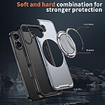 Θήκη iPhone 17 - OEM - Σκληρή Θήκη PC+TPU - Γκρι - MagSafe/Stand - Εικόνα 6