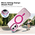 Θήκη iPhone 17 - IMAK - Σκληρή Θήκη PC+TPU - Κόκκινο - MagSafe - Εικόνα 3