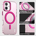 Θήκη iPhone 17 - IMAK - Σκληρή Θήκη PC+TPU - Κόκκινο - MagSafe - Εικόνα 4