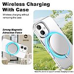 Θήκη iPhone 17 - IMAK - Σκληρή Θήκη PC+TPU - Λευκό - MagSafe - Εικόνα 2