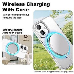 Θήκη iPhone 17 - IMAK - Σκληρή Θήκη PC+TPU - Λευκό - MagSafe - Εικόνα 2