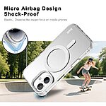 Θήκη iPhone 17 - IMAK - Σκληρή Θήκη PC+TPU - Λευκό - MagSafe - Εικόνα 3