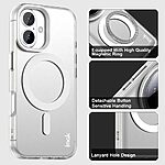 Θήκη iPhone 17 - IMAK - Σκληρή Θήκη PC+TPU - Λευκό - MagSafe - Εικόνα 4