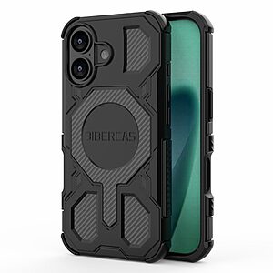 Θήκη iPhone 17 - BIBERCAS J-16 Series - Σκληρή Θήκη PC+TPU - Μαύρο - MagSafe - Εικόνα 2