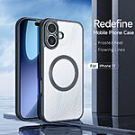 Θήκη iPhone 17 - DUX DUCIS Aimo Series - Σκληρή Θήκη PC+TPU - Μαύρο - MagSafe - Εικόνα 3