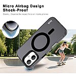 Θήκη iPhone 17 - IMAK - Σκληρή Θήκη PC+TPU - Μαύρο - MagSafe - Εικόνα 3