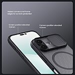 Θήκη iPhone 17 - NILLKIN Camshield Pro Magnetic Series - Σκληρή Θήκη PC+TPU - Μαύρο - MagSafe - Εικόνα 3