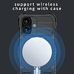 Θήκη iPhone 17 - OEM - Σκληρή Θήκη PC+TPU - Μαύρο - MagSafe/Stand/Λουράκι - Εικόνα 6