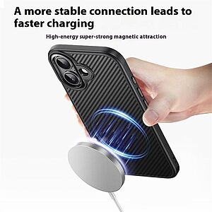 Θήκη iPhone 17 - OEM - Σκληρή Θήκη PC+TPU - Μαύρο - MagSafe - Εικόνα 2