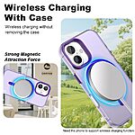 Θήκη iPhone 17 - IMAK - Σκληρή Θήκη PC+TPU - Μωβ - MagSafe - Εικόνα 2