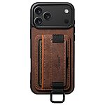 Θήκη iPhone 17 Pro - SUTENI H13 - Πλάτη από Συνθετικό Δέρμα (PU) με PC - Καφέ - Wallet/Stand - Εικόνα 6