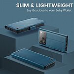 Θήκη iPhone 17 Pro - CASEME 023 - Flip Πορτοφόλι από Συνθετικό Δέρμα (PU) - Μπλε - RFID/Wallet/Stand - Εικόνα 3