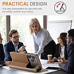 Θήκη iPhone 17 Pro - CASEME 023 - Flip Πορτοφόλι από Συνθετικό Δέρμα (PU) - Καφέ - RFID/Wallet/Stand - Εικόνα 6