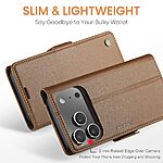 Θήκη iPhone 17 Pro - CASEME 023 - Flip Πορτοφόλι από Συνθετικό Δέρμα (PU) - Καφέ - RFID/Wallet/Stand - Εικόνα 8