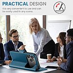 Θήκη iPhone 17 Pro Max - CASEME 023 - Flip Πορτοφόλι από Συνθετικό Δέρμα (PU) με TPU - Μπλε - RFID/Wallet/Stand - Εικόνα 6