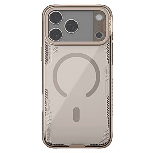 Θήκη iPhone 17 Pro Max - NILLKIN Iceblade CamProp - Σκληρή Θήκη PC+TPU - Χρυσό - Stand
