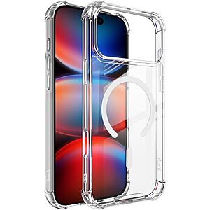Θήκη iPhone 17 Pro Max - IMAK - Σκληρή Θήκη PC+TPU - Διάφανο - MagSafe