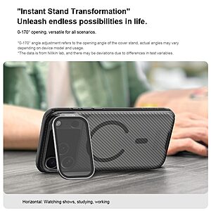 Θήκη iPhone 17 Pro Max - NILLKIN CamShield Prop Magnetic Series - Σκληρή Θήκη PC+TPU - Ημιδιάφανο - MagSafe - Εικόνα 2