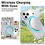 Θήκη iPhone 17 Pro Max - IMAK - Σκληρή Θήκη PC+TPU - Λευκό - MagSafe - Εικόνα 2