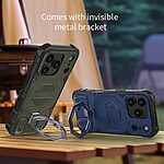 Θήκη iPhone 17 Pro Max - OEM - Σκληρή Θήκη PC+TPU - Μαύρο - MagSafe/Stand/Λουράκι - Εικόνα 7