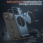 Θήκη iPhone 17 Pro Max - OEM - Σκληρή Θήκη PC+TPU - Μπλε - MagSafe/Stand - Εικόνα 5