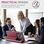 Θήκη iPhone 17 Pro Max - CASEME 023 - Flip Πορτοφόλι από Συνθετικό Δέρμα (PU) - Κόκκινο - RFID/Wallet/Stand - Εικόνα 6