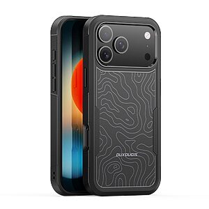 Θήκη iPhone 17 Pro - DUX DUCIS SHLD Series - Σκληρή Θήκη PC+TPU - Contour Pattern - MagSafe